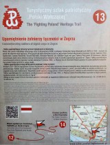 Tablica informacyjna w Zegrzu